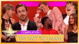 Ryan Goslings Tongue Went Somewhere It Shouldnt  Try No To Laugh Part 9  The Graham Norton Show [upl. by Ynitsed687]