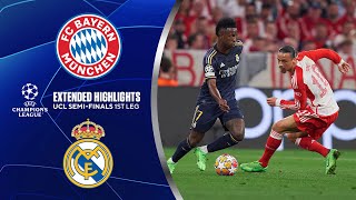 Bayern vs Real Madrid Extended Highlights  UCL SemiFinals 1st Leg  CBS Sports Golazo [upl. by Tammy]