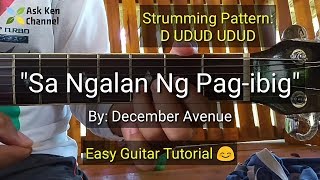 Sa Ngalan Ng Pagibig  December AvenueGuitar Tutorial [upl. by Seiber]