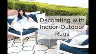 Decorate the Patio Indoor Outdoor Rugs  Safaviehcom [upl. by Arrotal]