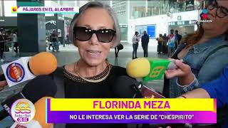 Florinda Meza LAMENTA no haber sido CONSIDERADA por el hijo de Chespirito para su bioserie [upl. by Galen]