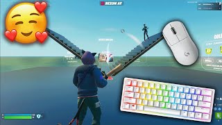 Chill ASMR🤩 1v1 Rezon Build Fight MAP🏆Satisfying Fortnite Keyboard Sounds [upl. by Wellington]