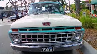 1965 Ford F100 Custom Cab Truck BluWht NS 1113236671 [upl. by Eybbob593]