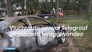 Vluchtauto aanval op De Telegraaf uitgebrand teruggevonden  RTL NIEUWS [upl. by Stacie]