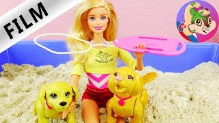 Barbie príbeh  BARBIE a ŠTENIATKA  Barbie zachraňuje šteniatka  Barbie plavčíčka  Barbie FILM [upl. by Warford]