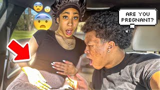 TELLING HIM I MISSED MY PERIOD PRANK🤰🏽😳gone wrong [upl. by Shiverick]