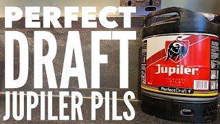 Jupiler Pils On Philips Perfect Draft  Belgian Beer Review [upl. by Elocim]