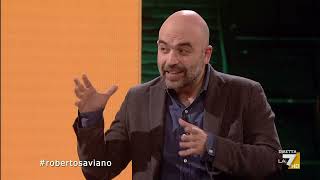 Lintervista a Roberto Saviano  Propaganda Live 26 aprile 2024 [upl. by Anilak]