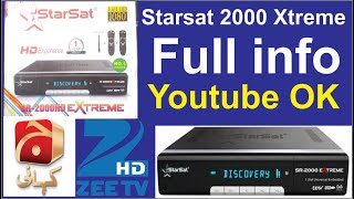 starsat SR 2000 HD Extreme full review and unboxing new box dish receiver and new software youtube [upl. by Perlman306]