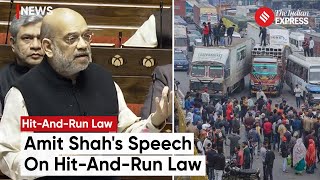 Truck Drivers Protest Amit Shahs Speech On Hit And Run Law In Parliament  Truck Driver News [upl. by September541]