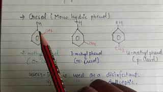 ocresol  mcresol pcresol structures  cresol uses   MrJambura [upl. by Toddy2]