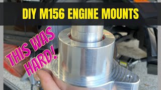 DIY Engine Mounts on M156 Mercedes C63 [upl. by Nirrep]