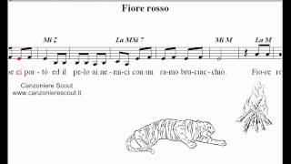 Fiore Rosso Canto scout tradizionale dei lupetti [upl. by Nett]