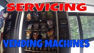 servicing and refilling vending machines [upl. by Ainollopa]