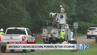 Cristobal causes power outages in Jacksonmetro area [upl. by Retepnhoj]