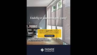 Januarsalg hos Fasadeprodukter [upl. by Yadnil815]