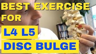 Best Exercise For L4 L5 Disc Bulge 4 Moves You Need To Know  Dr Walter Salubro [upl. by Lledniuq279]