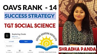 OAVS TGT SOCIAL SCIENCE  RANK 14 SUCCESS STRATEGY  SHRADHA PANDA  teachingexams oavs exam [upl. by Kerrie266]