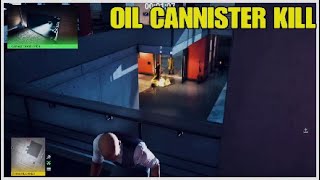 OIL CANNISTER KILL HITMAN 2 HAWKS BAY SILENT ASSASSIN ACCIDENT KILL ONLY [upl. by Tyra]