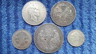 1854 Thaler series Death of King Friedrich August II [upl. by Tebazile953]