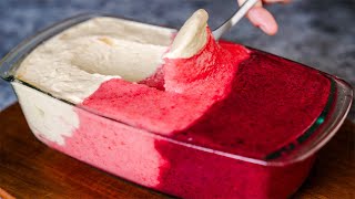 Ice cream without sugar in 5 minutes No cream No milk HEALTHY dessert [upl. by Oilenroc]