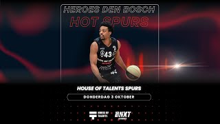 Heroes Den Bosch vs House of Talents Kortrijk Spurs Game Highlights [upl. by Akirdnuhs]