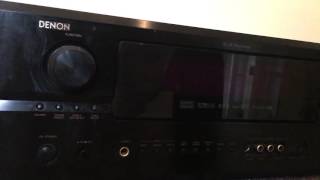 How to reset the Denon AVR2805 AV Surround Receiver [upl. by Alleber170]