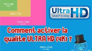 Comment mettre une vidéo en 4K  ULTRA HD  3840p  4096p  Youtube News [upl. by Fonseca]