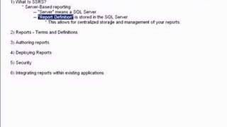 An Introduction to SQL Server Reporting Services Pt 1 [upl. by Yllrebmik41]