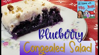 Blueberry Congealed Salad [upl. by Aihsetel902]