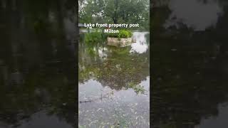 Lakefront property post hurricane milton flooding [upl. by Shyamal]