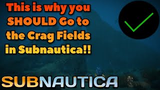 Why you SHOULD Visit the Crag Fields subnautica gaming subnauticagameplay [upl. by Ala]