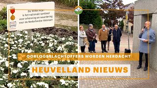 Heuvelland Nieuws Oorlogsslachtoffers worden herdacht [upl. by Lili]