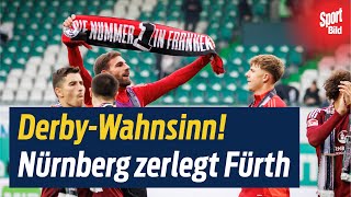 FCN siegt 40 im 273 Frankenderby Alles zum fränkischen FußballKlassiker  ClubFunk [upl. by Jehias]