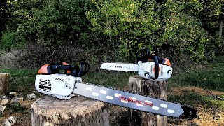 Stihl ms 201TC 70cm bar test [upl. by Evoy]