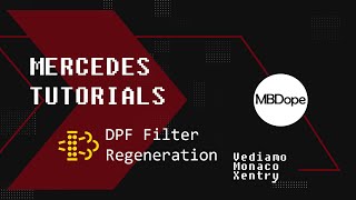 Mercedes DPF Filter Regeneration Xentry [upl. by Sussman828]