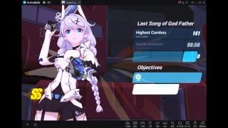 honkaiimpact3rd kill with combo attack objectives on bosses are so annoying [upl. by Karmen876]