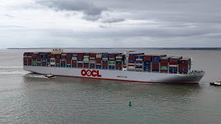 OOCL Felixstowe 10th Aug 2024 [upl. by Enimajneb]