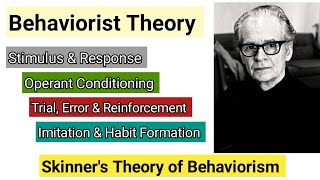 Behaviorism in linguistics  Behaviorist Theory  Skinners Theory of Behaviorism  Condition learn [upl. by Misti]