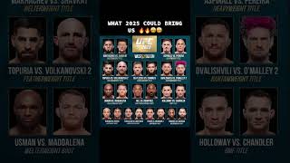 MMA Predictions for 2025 🥊🔥 mma ufc [upl. by Leeth]