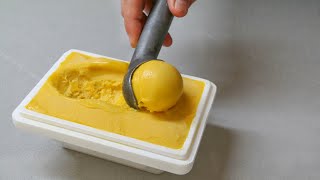 Sorbete de Mango y Maracuyá  Mango and Passion Fruit Sorbet [upl. by Bastien]