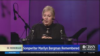 OscarWinning Song Writer Marilyn Bergman Dies at 93 [upl. by Rekab]