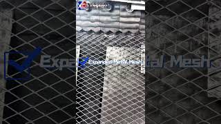 Heavy Duty Expanded Mesh Plate Metal Curtain Wall Decorative Aluminum Security Perforated Expanded [upl. by Ellata]