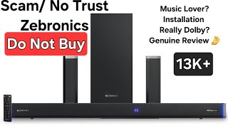 Zebronics Zeb Jukebar 9530ws Pro 400W   Product Review  No More Zebronics Soundbar [upl. by Irwin]