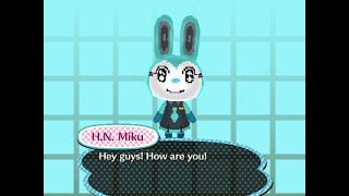 What if Animal Crossing had a crossover with Hatsune Miku and she sang Bubblegum KK [upl. by Siraved]