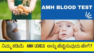 AMH BLOOD TEST IN KANNADA LOW AMH HIGH AMH COST TIPS TO IMPROVE EGG QUALITYTREATMENT OF LOW AMH [upl. by Ariem474]