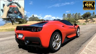 Ferrari J50 Forza Horizon 5 Logitech G29 Gameplay [upl. by Luben]