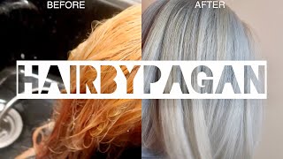 how to get rid of orange yellow hair  get rid of yellow hair in 5 minutes [upl. by Nyrehtak]