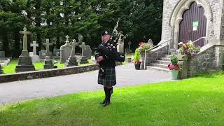 quotOft in the Stilly Nightquot by Bagpiper in South Wales John Campbell [upl. by Bertila]