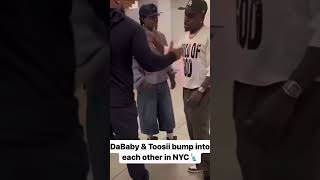 Toosii and Dababy bump into each other in New York [upl. by Littell358]